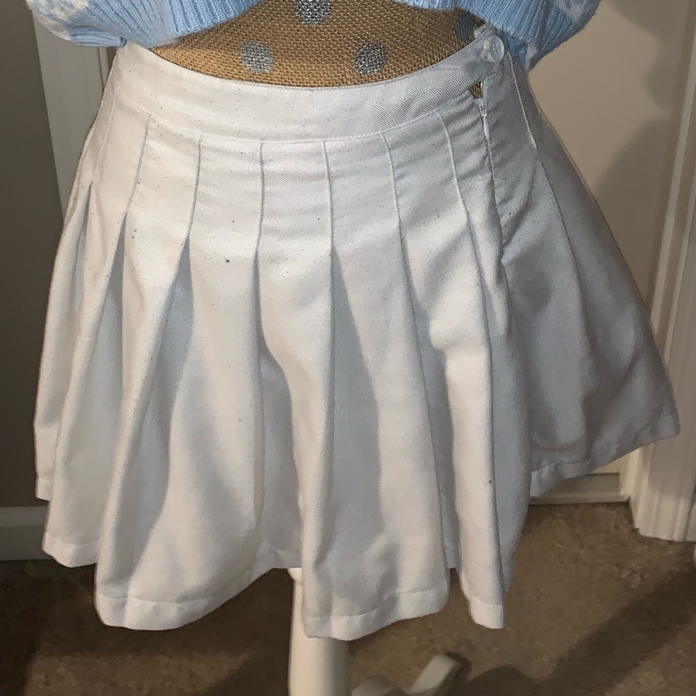 White skirt